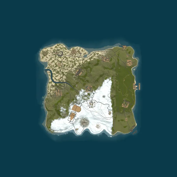 Map of WARBANDITS.GG SEA 3X |Solo/Duo/Trio/Quad|LootX3| JUST WIPED