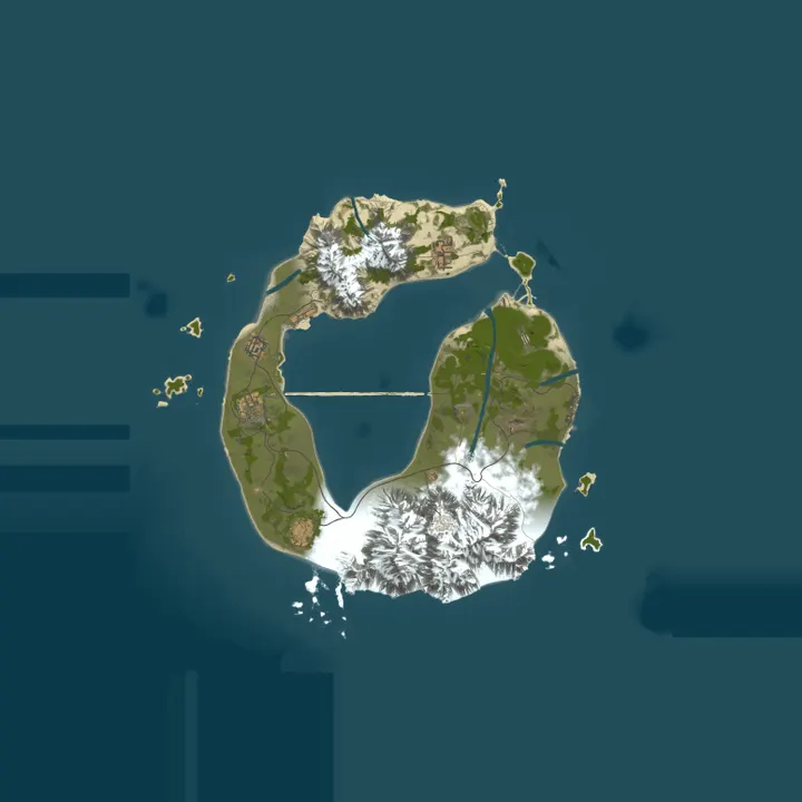 Map of Rust Server by emeraldhost.de