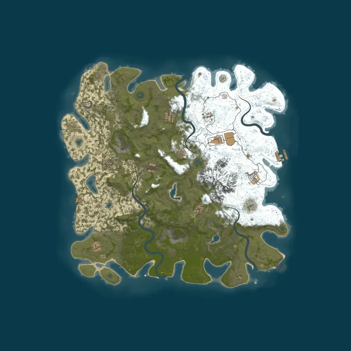 Map of [PvP][EU] HoneyCone | Sting or Be Stung | Raidable