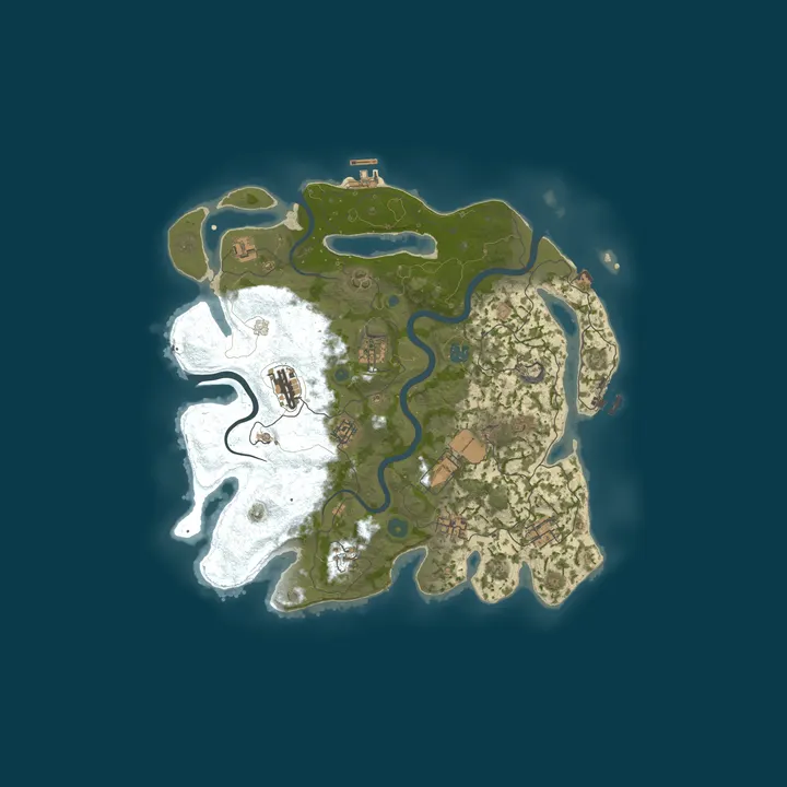 Map of [EU] Better PVE | Active Admins | Half Upkeep | Events | Raid B