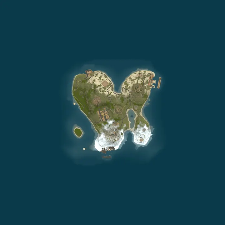 Map of Habitat Island
