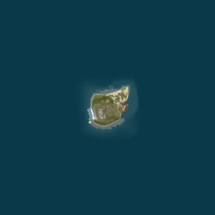 Map of A Shockbyte Rust Server