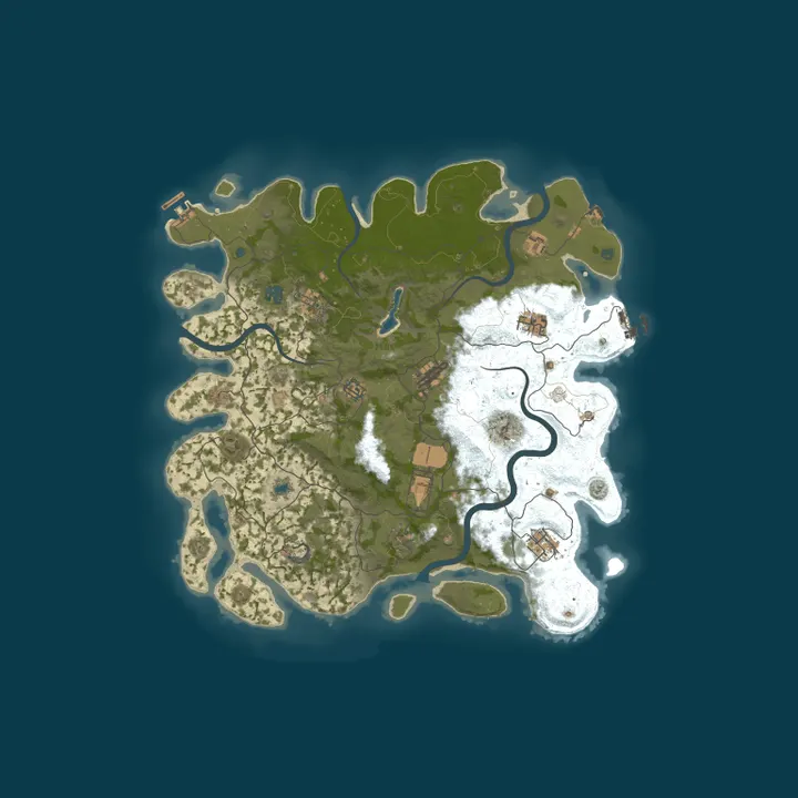 Map of EU 1000k greenland pvp trio max