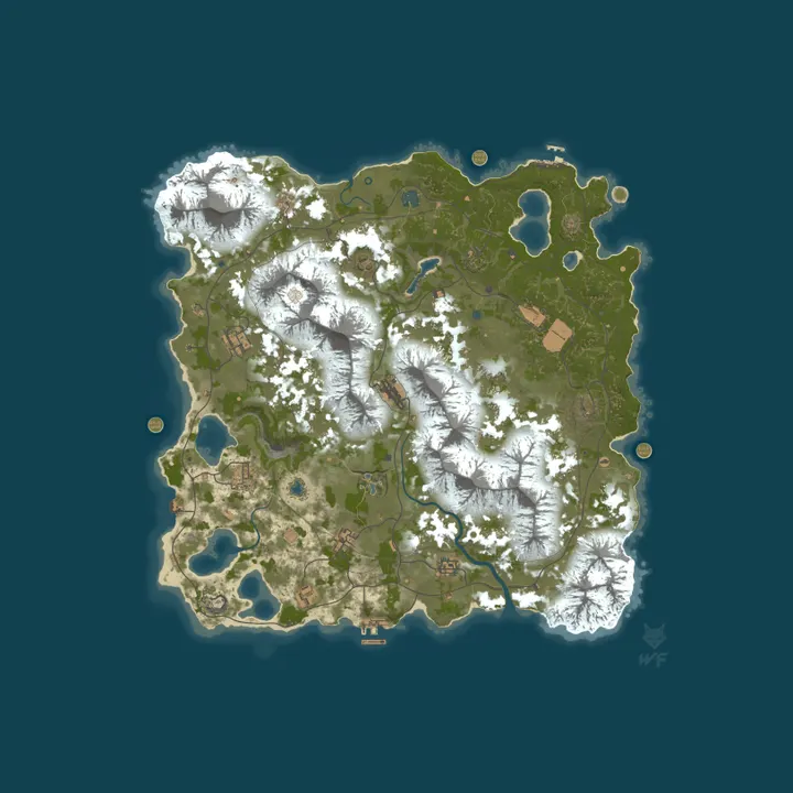 Map of [JP][PvE]またーりRUST[BP]