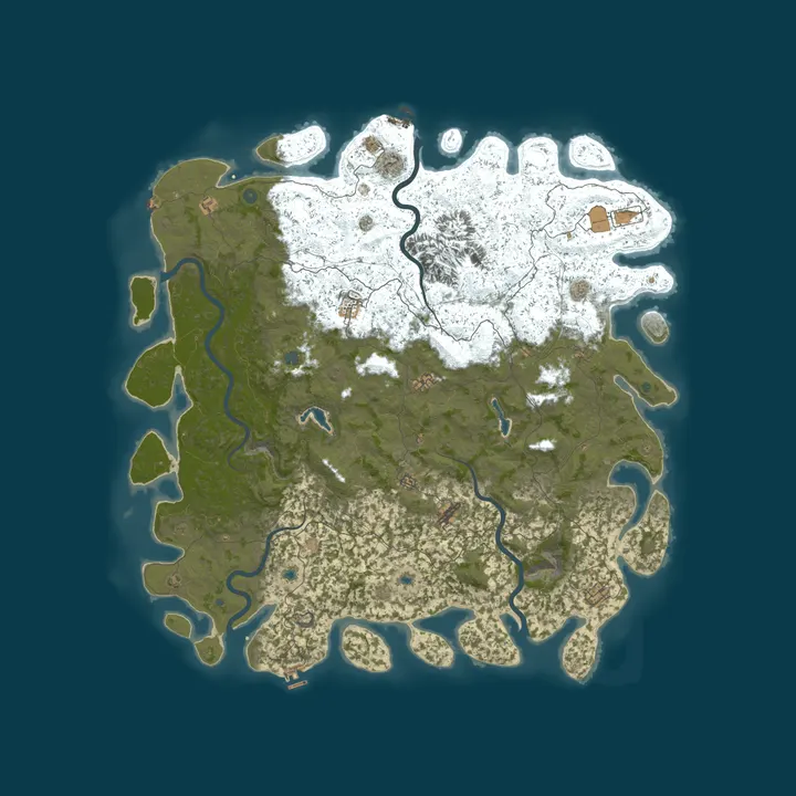 Map of Shadowplayers RUST server