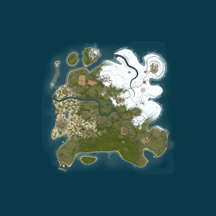 Map of TopRust.gg Solo/Duo | FULLWIPE 20.10