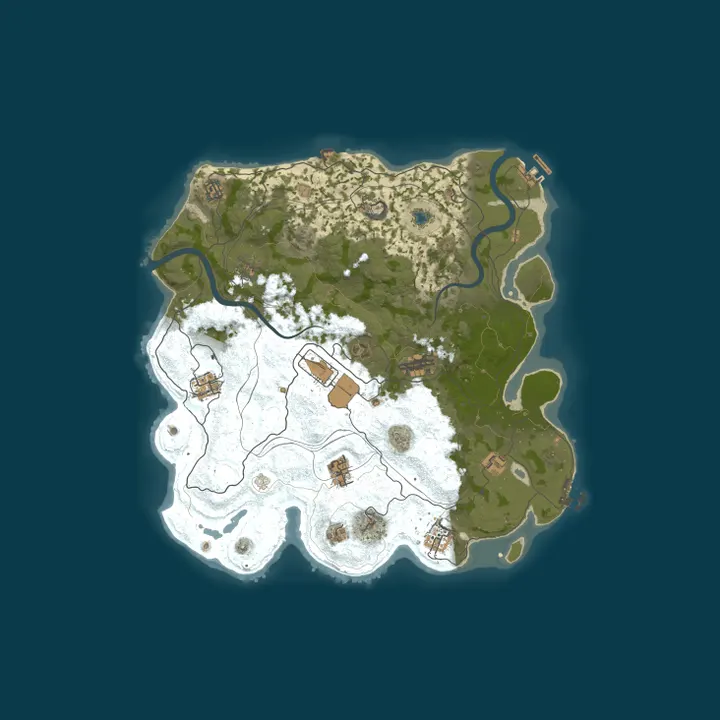 Map of SURVIVORS.GG #4 [ 2x Solo/Duo/Trio/Quad/Max5 ] WIPED 25.10