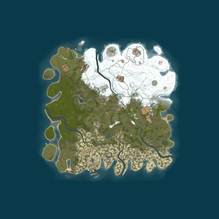 Map of A Rust Server