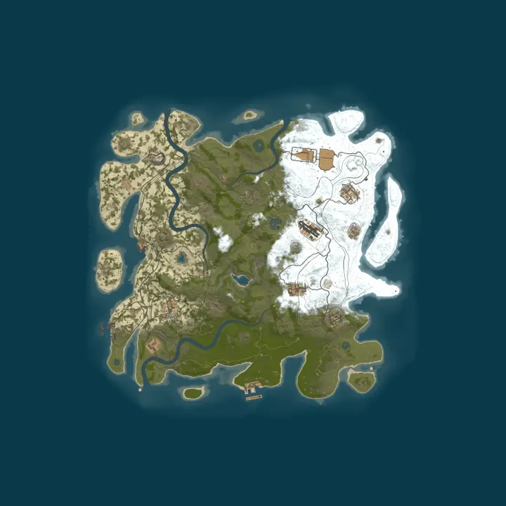 Map of 666 RUST 2Х|ДЛЯ НОВИЧКОВ|МОСКОВСКИЙ 24.10