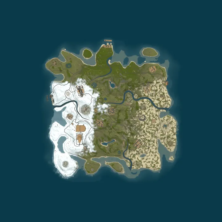 Map of КЛАССИКА x2 | РОССИЯ | Для новичков 2x