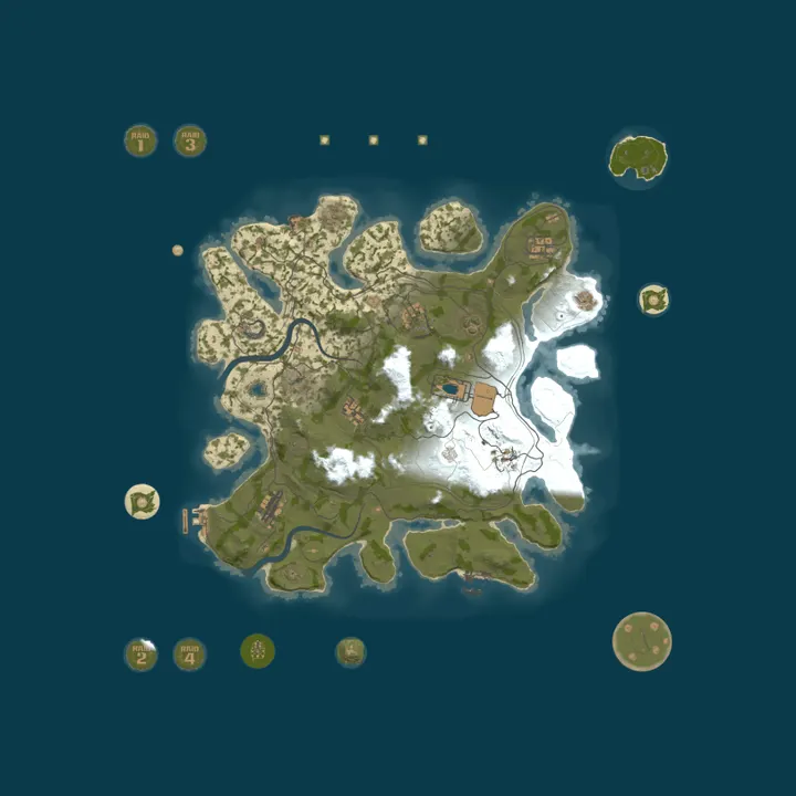 Map of RUSTALIA [LATAM] PVE | Wiped: 12d 1h