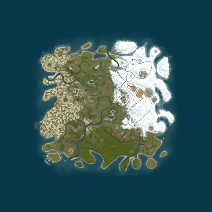 Map of DutchRust Staging Test Server