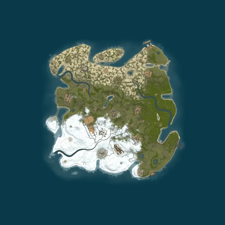 Map of Aqua Rust | Map Devempoment