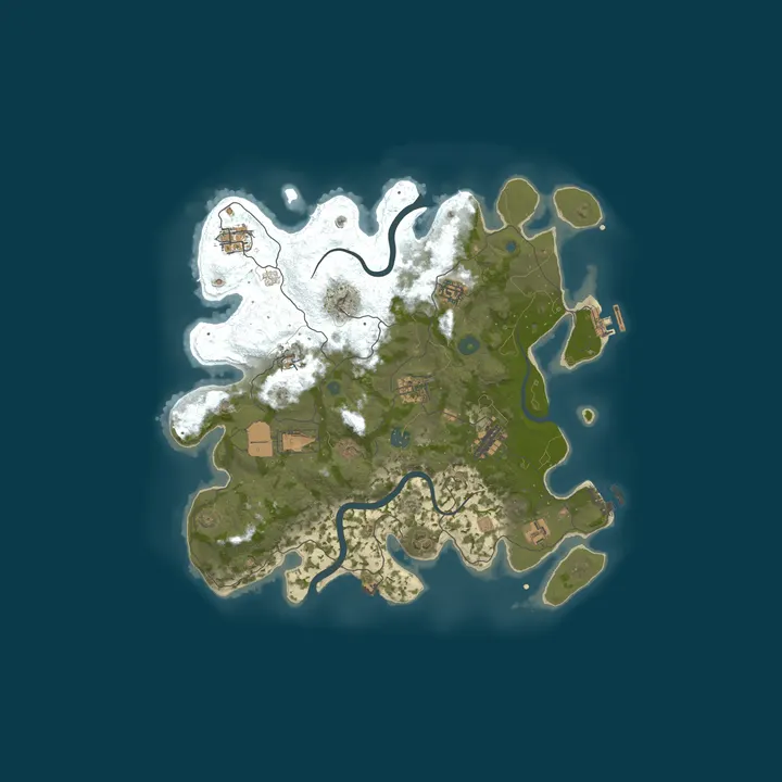 Map of A Rust Server