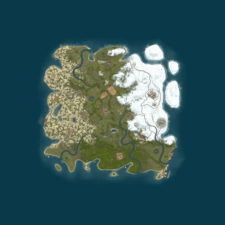 Map of A Rust Server