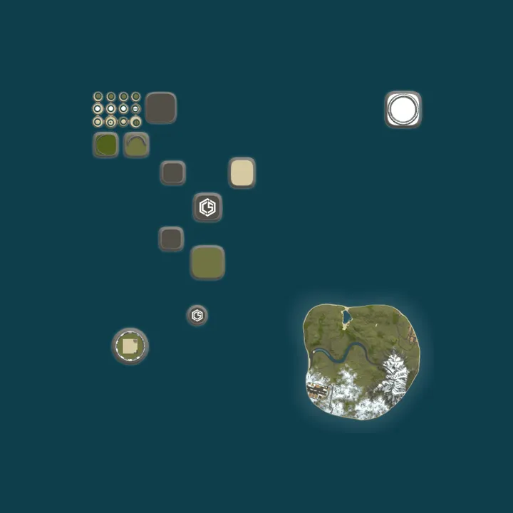 Map of CYBERSHOKE | FFA | DUELS | CREATIVE |Counter-Strike