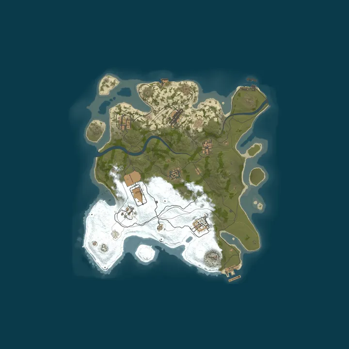 Map of HollowServers.co 2x Solo/Duo/Trio/Quad | 50% Upkeep | Shared BP