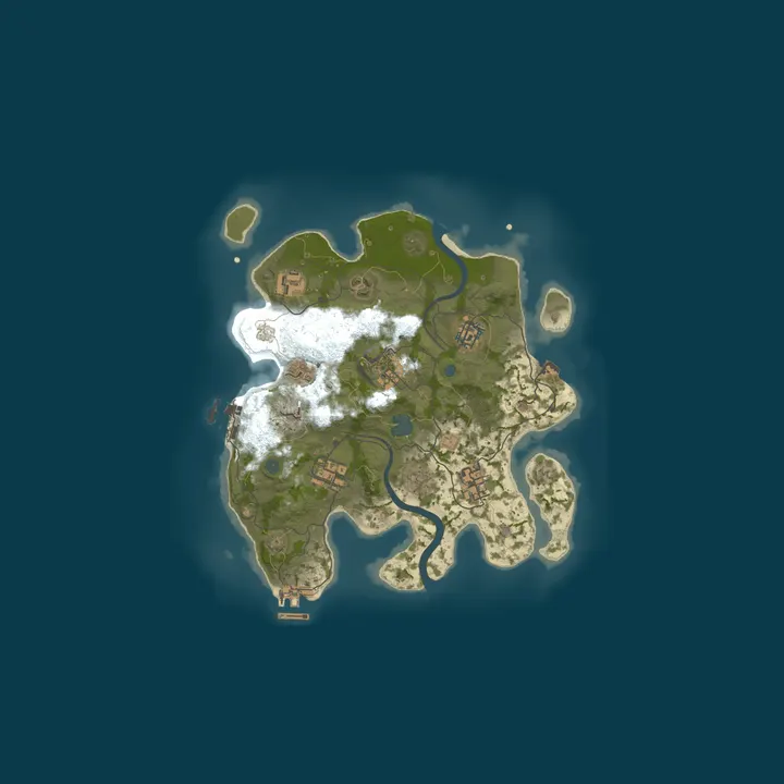 Map of A Rust Server