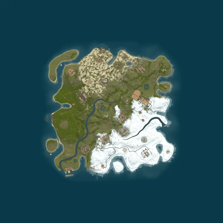 Map of WorkLife 5x Solo/Duo | NPC Chaos Weekdays • PVP Raid Weekends