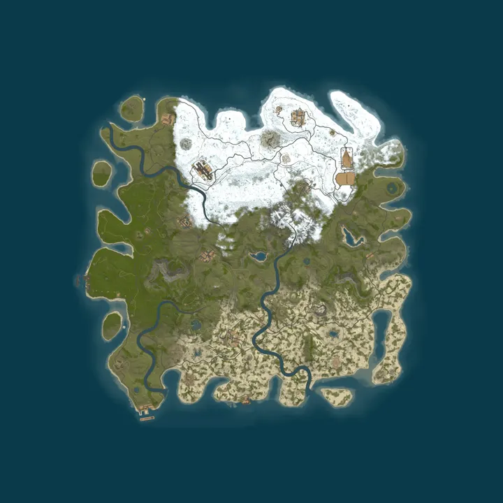 Map of Pure Vanilla