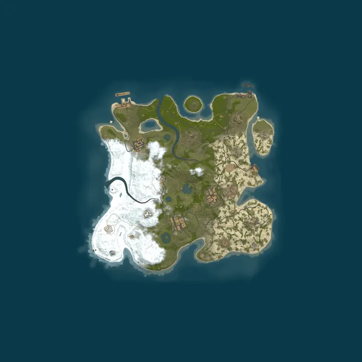 Map of A Rust Server