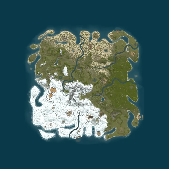 Map of My Rust Server