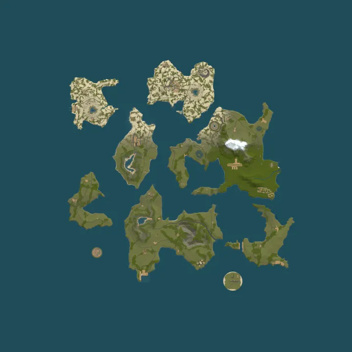 Map of RustyGTA NoWipe PvP/PvE Base protection