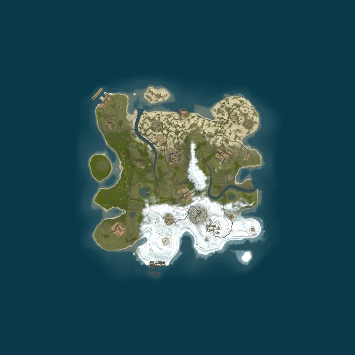 Map of A Rust Server