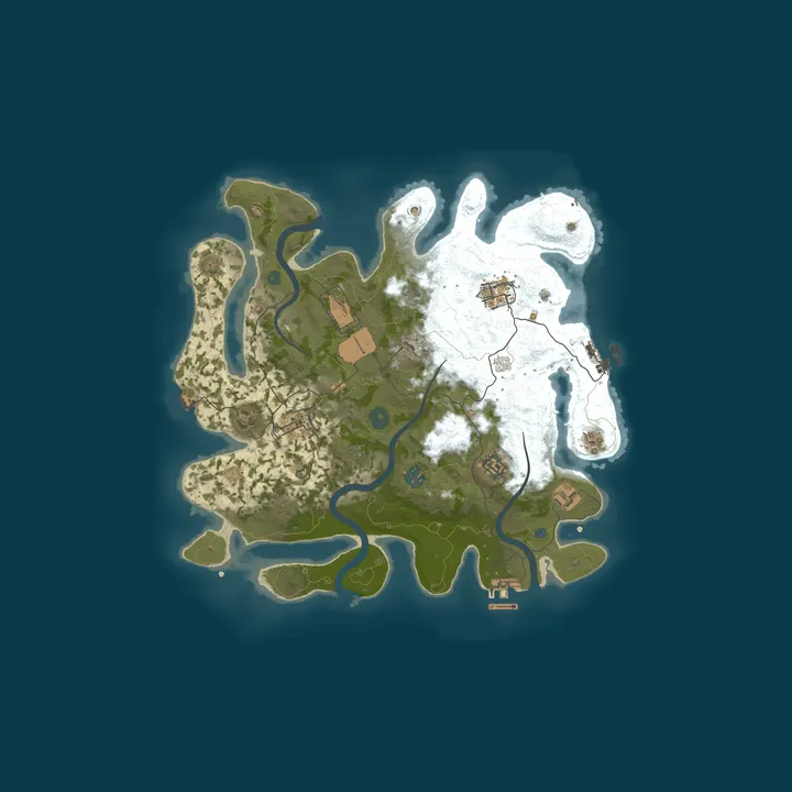 Map of KOVCHEG TEST 3500